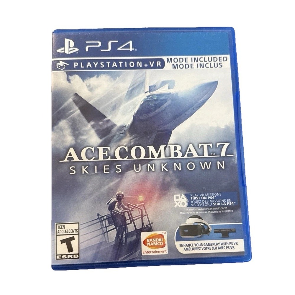 Ace Combat 7 Skies Unknown VR PlayStation 4 PS4 Tested Working Video Game